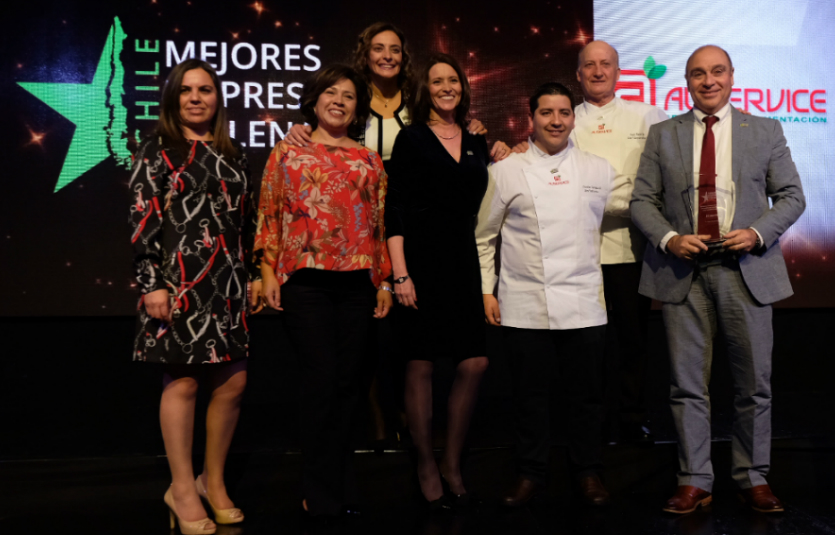 Aliservice recibió premio “Mejores Empresas Chilenas 2019”
